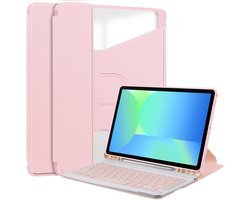 Coverup Tablethoes geschikt voor Samsung Galaxy Tab S10 Lite Hoesje - 360° Rotating Folio Book Case met Wake/Sleep - Roze