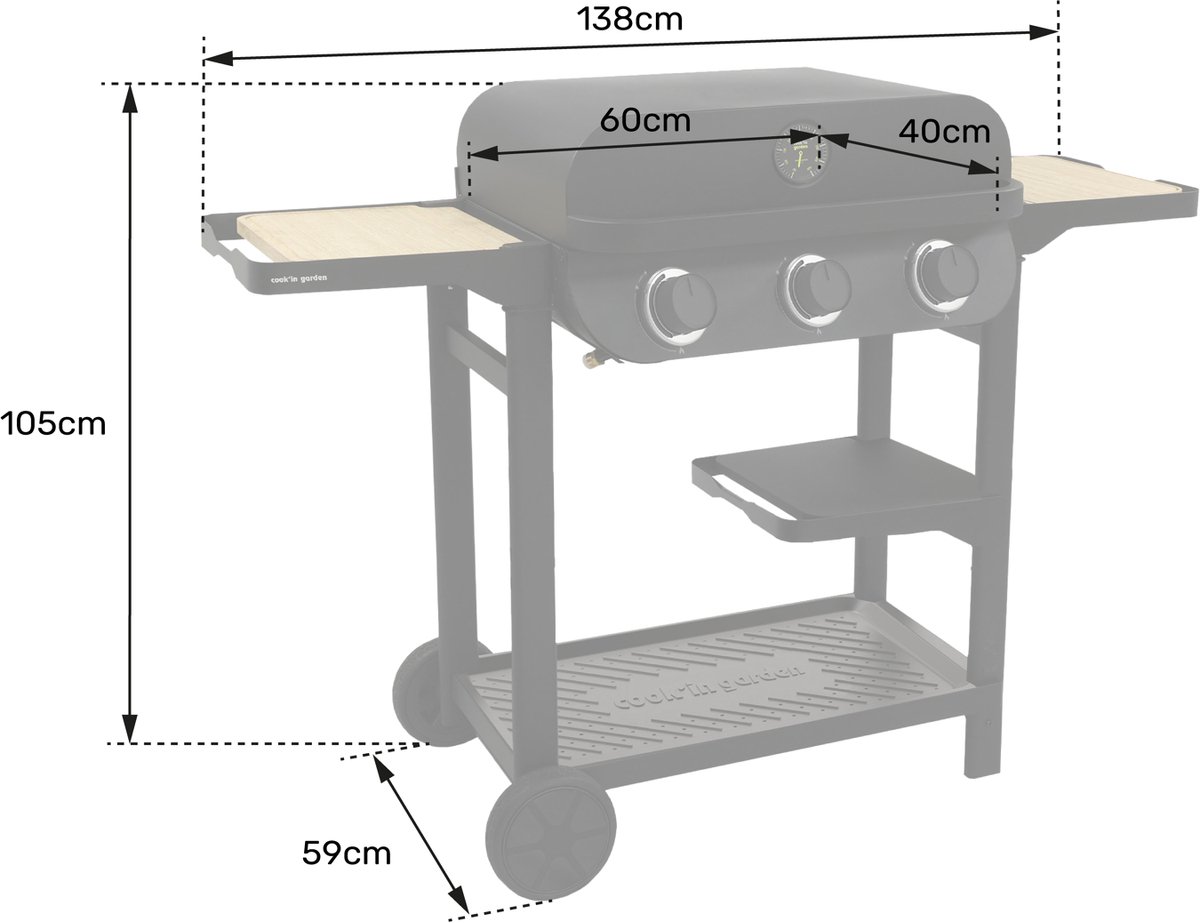 COOK'IN GARDEN KOOK IN TUIN – GAZ Design Barbecue - FLAVO -
