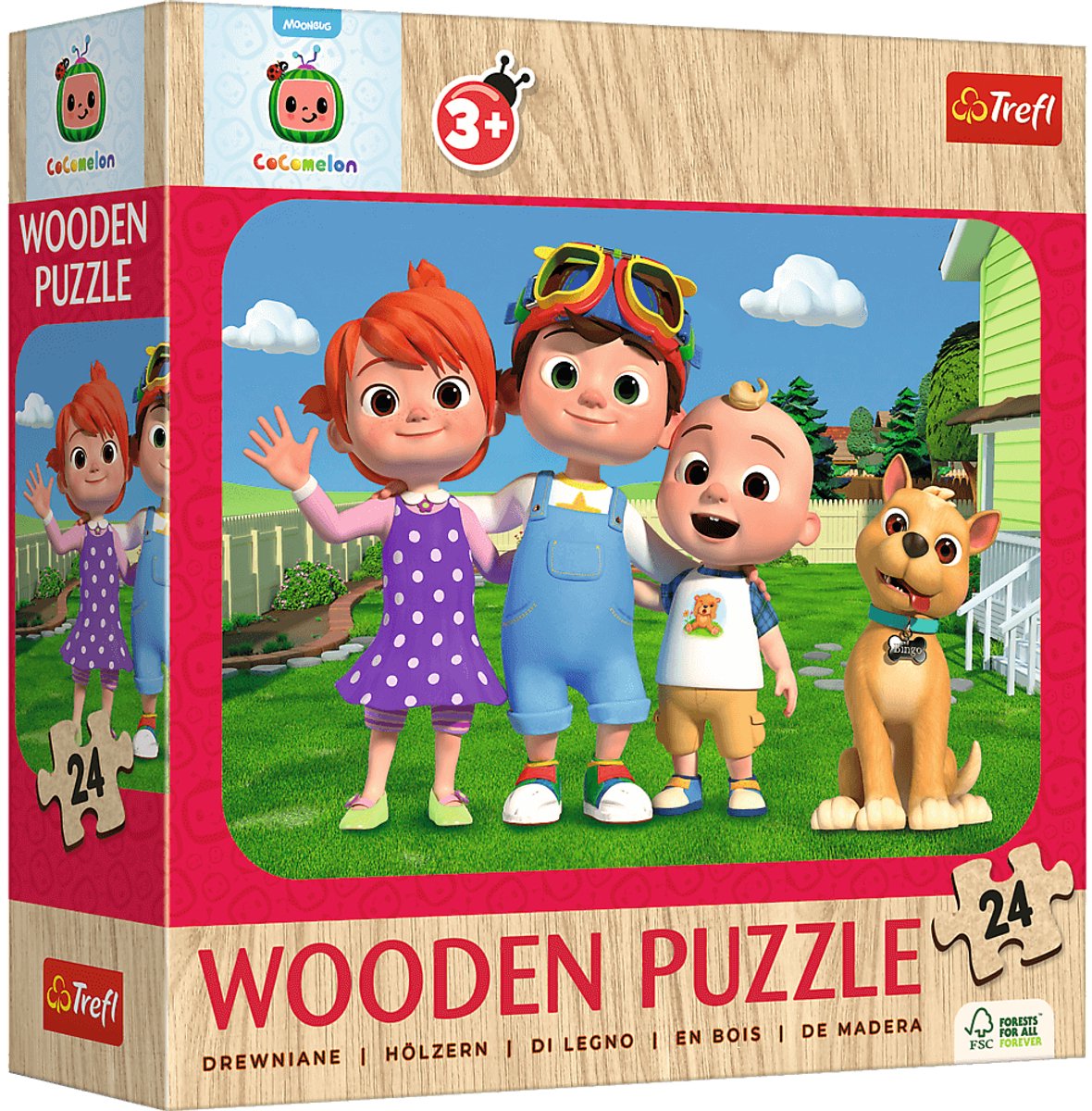 Trefl Kinderpuzzel Hout Houten Legpuzzel - 50 stukjes - Vanaf 4 jaar