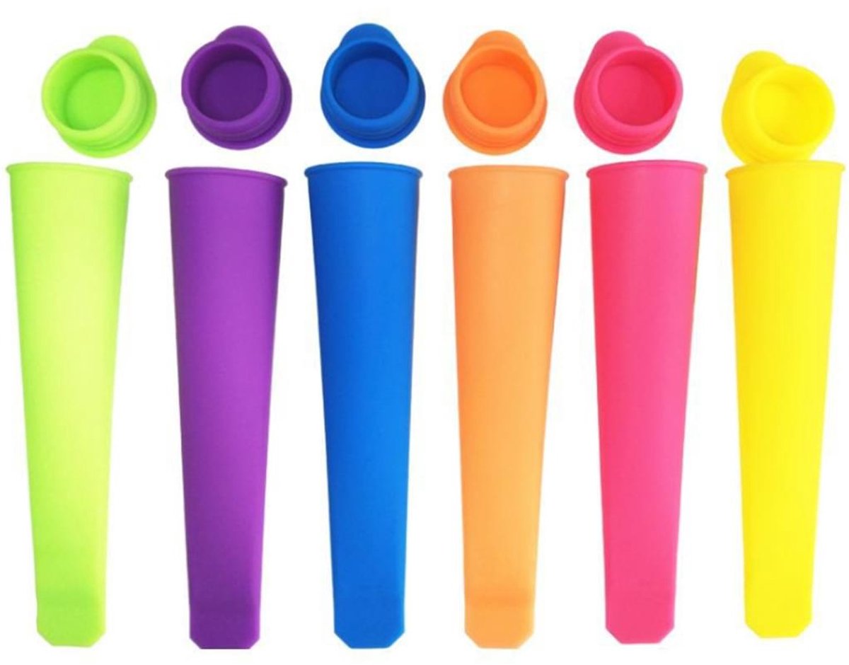 Herbruikbare Siliconen IJsvormen – 6 Stuks Set, BPA-vrije IJsjes Maken, Lekvrij & Vaatwasserbestendig