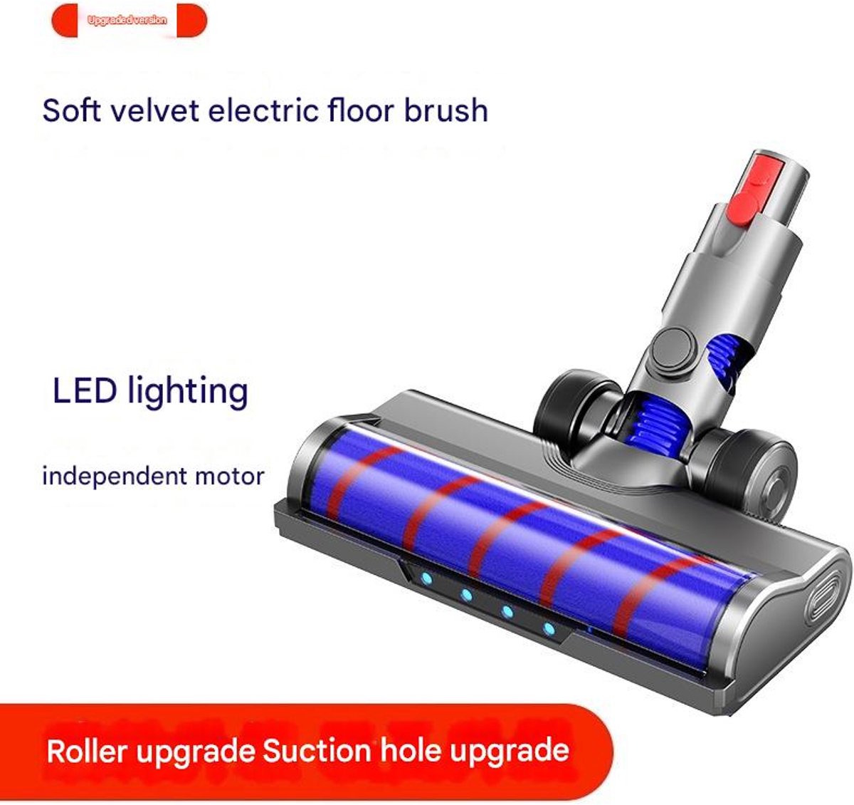 Geschikt voor Dyson V10slimV12slim stofzuiger accessoires zachte zuigerborstel voor stofzuigerborstel voor stofzuigervervanging, zachte borstel voor stofzuigerborstel 1 stuk