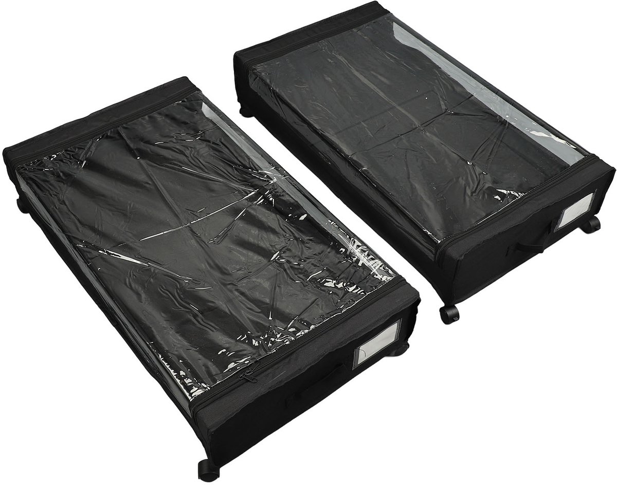 Creatorally Onderbedopbergbox - Stofvrij en Extra Ruim - Eenvoudig in Elkaar te Zetten - Multifunctioneel met Wieltjes - Opbergorganizer voor onder het Bed - Perfect voor Slaapkamerorganisatie