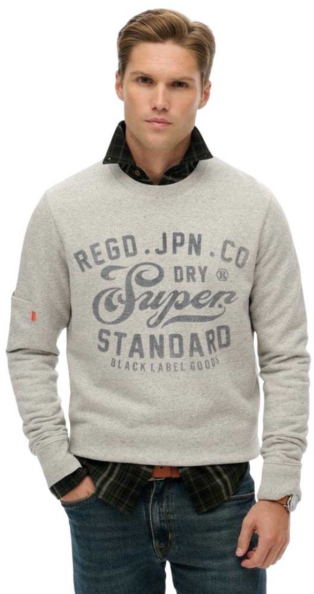 Superdry Industrial Relaxed Fit Sweatshirt 2XL Man Grijs