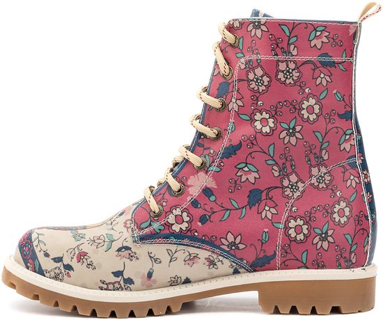 GOBY - Redlove - Bottes pour femmes - Boot - Bottes femmes - Ladies boots - Ladies boots - Long boots - Handmade - Floral print - Taille 36