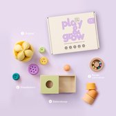 Petite Amélie Montessori Speelgoed Box - 7-9 maanden – Fijne & grove motoriek – Hand-oogcoördinatie – Zintuiglijke & visuele stimulatie – Concentratie & logisch denken
