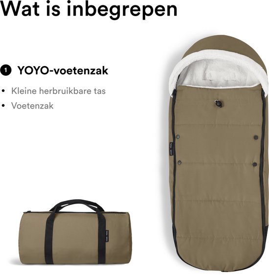 Stokke YOYO Voetenzak Toffee — afbeelding 5