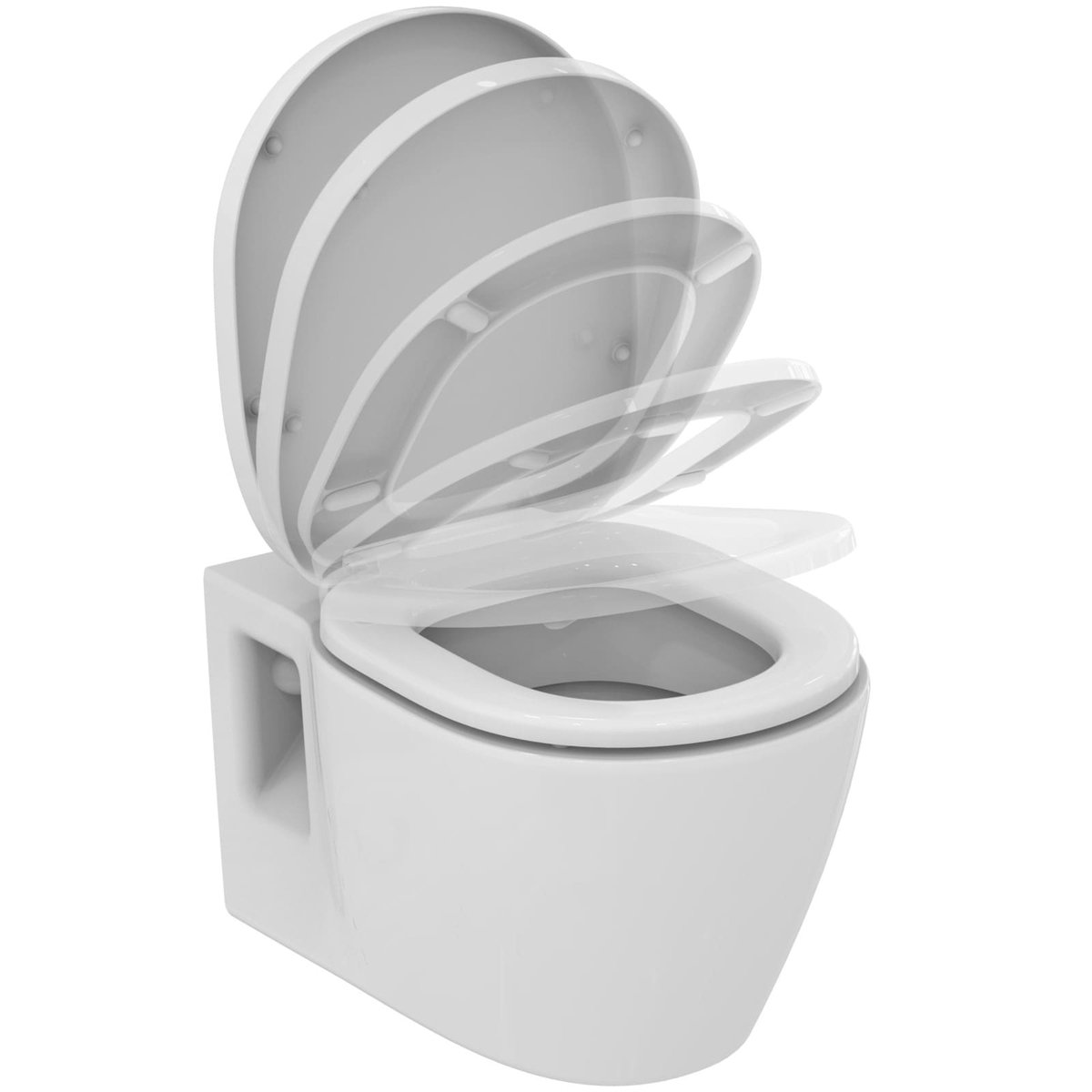 WC-Set mit Absenkautomatik Connect 54,5 x 36,5 x 34 cm