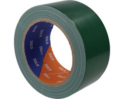 DULA Duct tape - Groen - 50 mm x 25m - 24 Rollen Ducktape - Reparatie tape