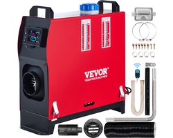 VEVOR Dieselverwarming 12V Diesel-luchtverwarmer Uitlaat 8KW Diesel-luchtverwarmer met afstandsbediening & LCD-thermostaatmonitor voor autotrucks Motorhome Boot en bus