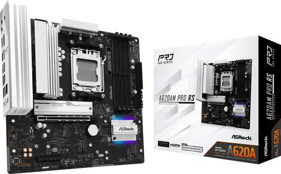 ASRock A620AM Pro RS A620A Socket AM5 micro ATX