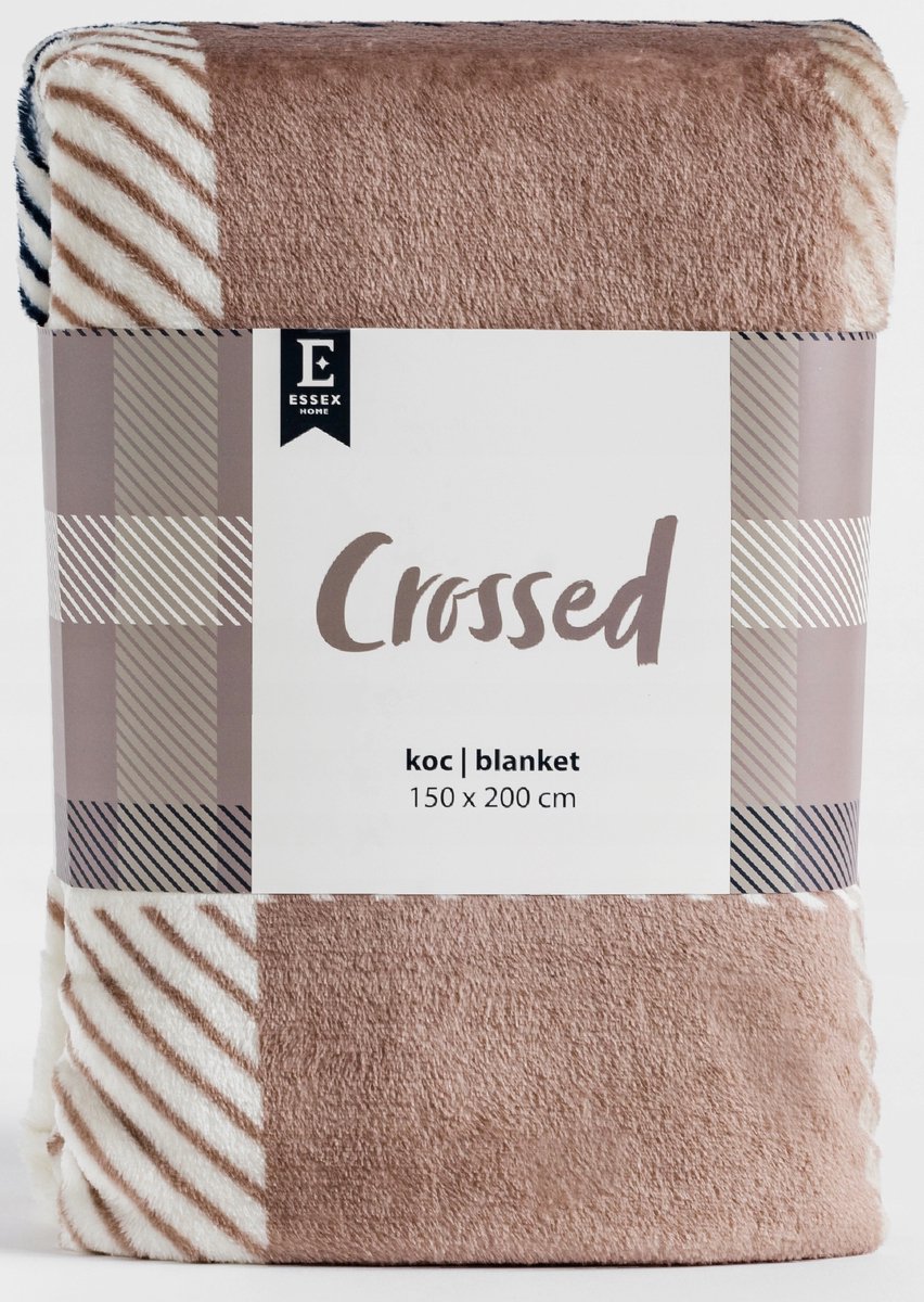 CROSSED Plaid 150x200 cm - Zacht & Stijlvol