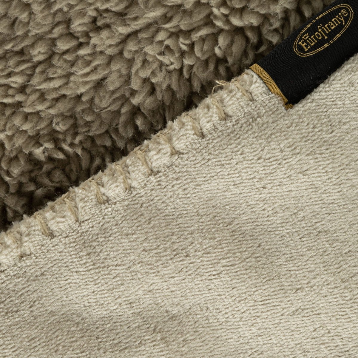 Zacht Microvezel Plaid Teddy 150x200cm Beige - Warm & Knus