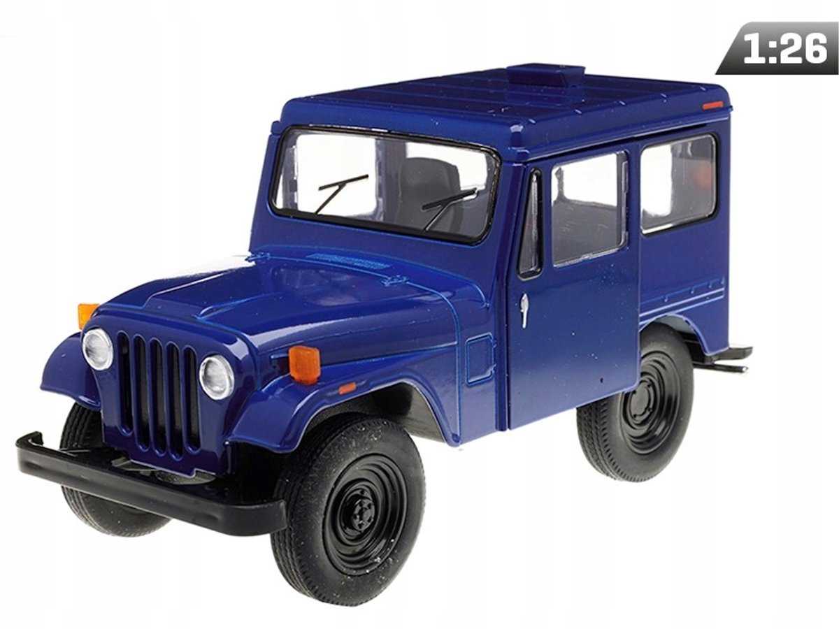Dromader Jeep DJ-5B 1:26 Modelauto Blauw - 3 Jaar+