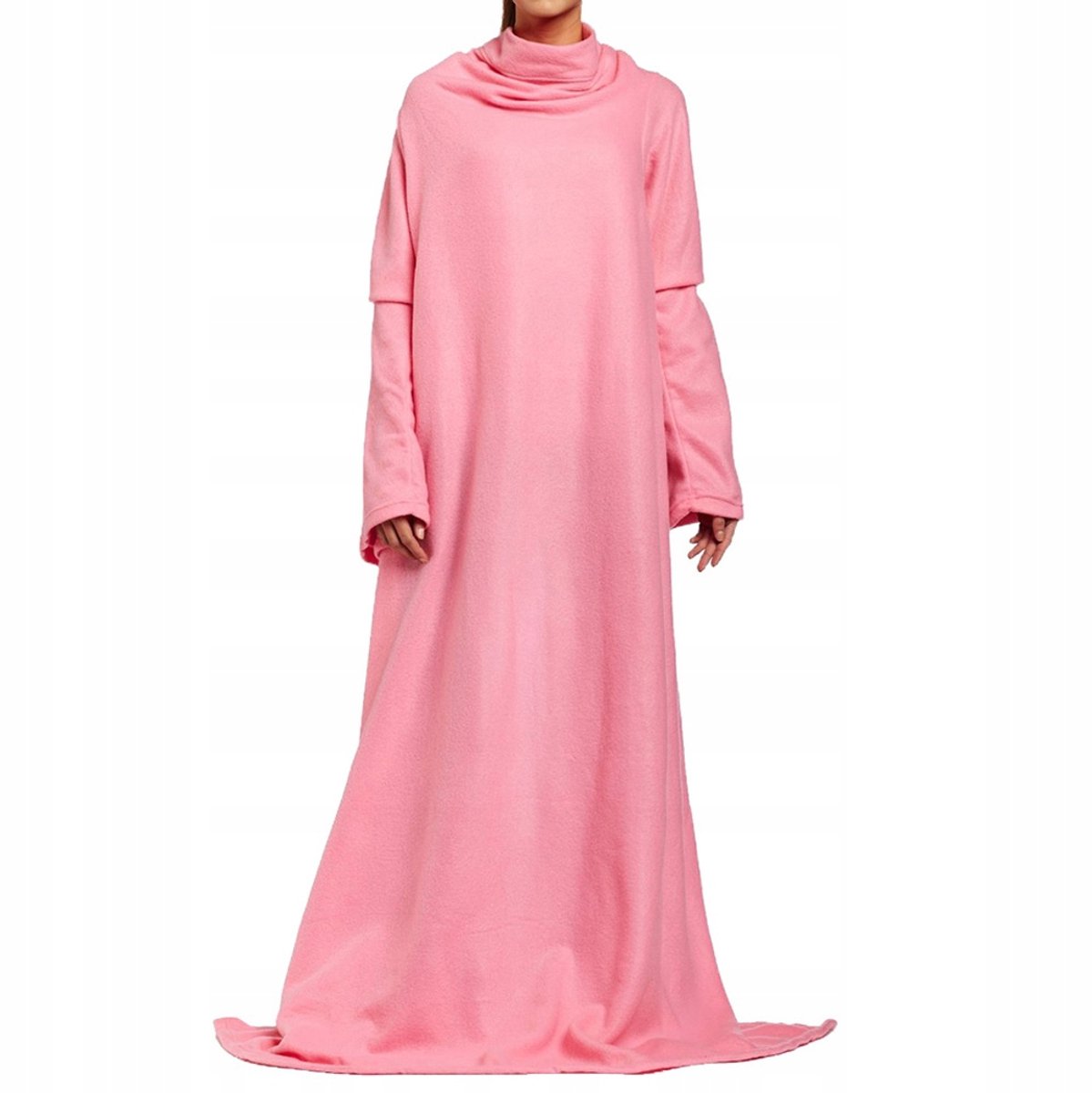 Zachte Deken met Mouwen - Comfortabel en Warm - Roze