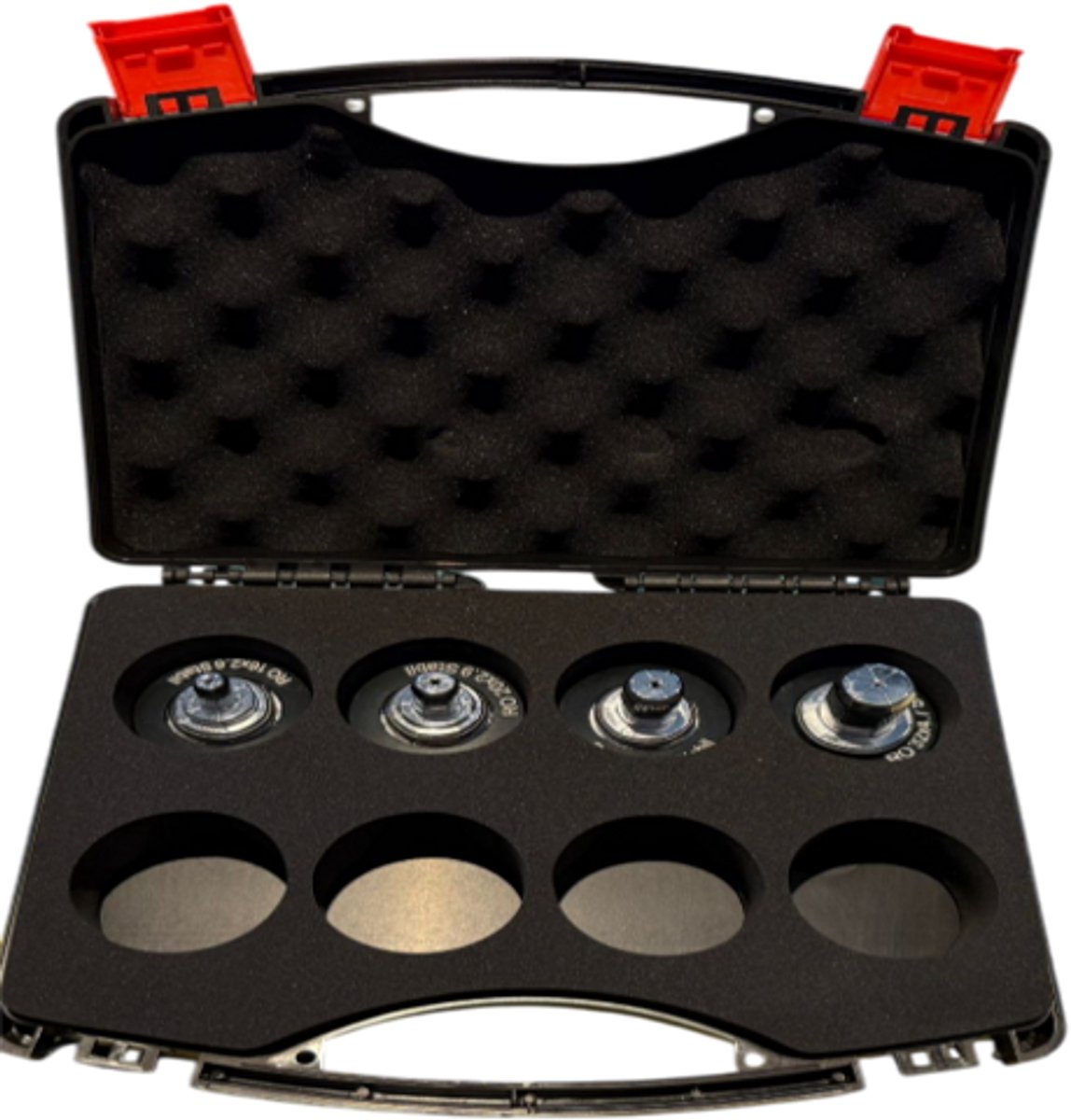 Germat Optrompbekken Set Rehau Stabil | Optromp bekken set hand tool | Optromp bekken mechanisch | Rehau optromp gereedschap | 16-20-25-32mm | Inclusief opbergkoffer Opwijd bekken set | Opwijd | Opwijd rehau | op wijd