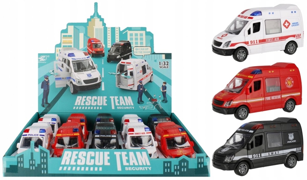 Mega Creative Reddingsvoertuig 12cm - Politie