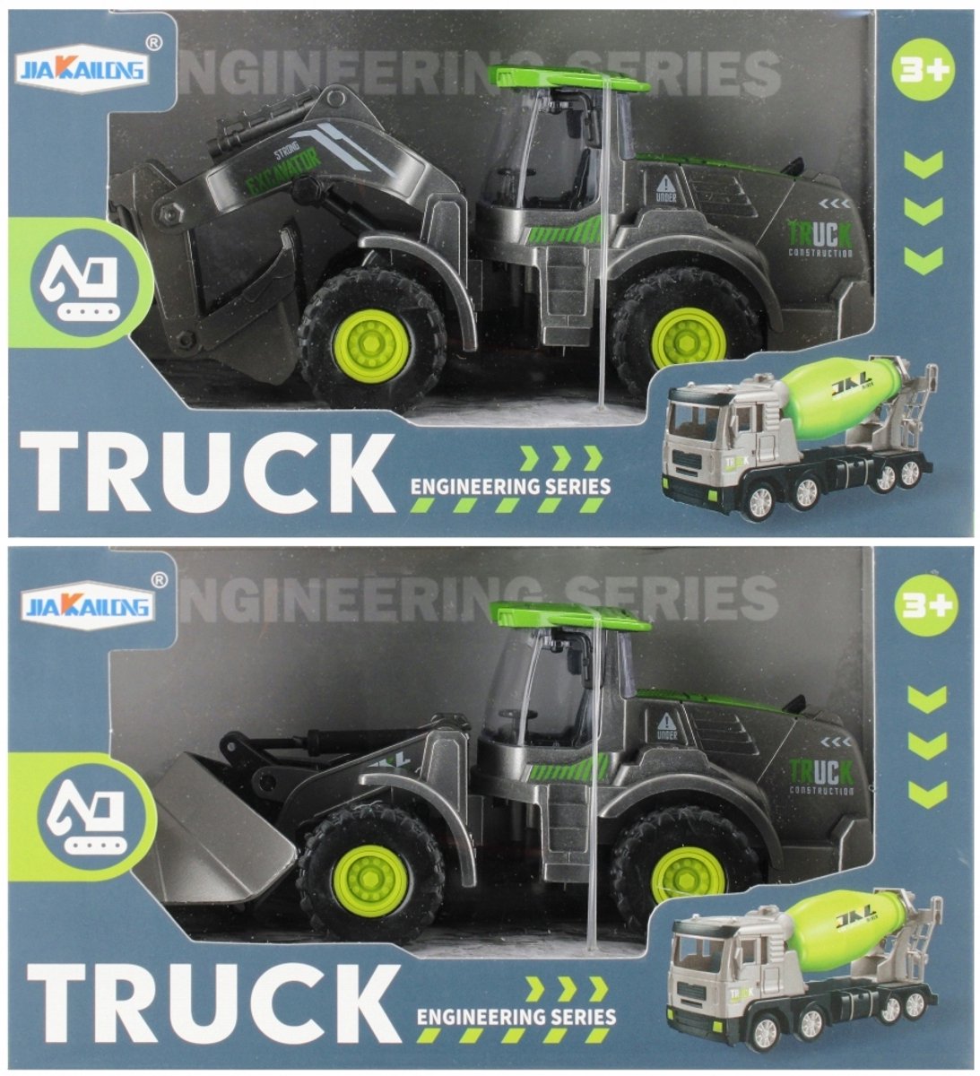 Mega Creative Bouwmachine met Pull&Back Functie - 3 Jaar+