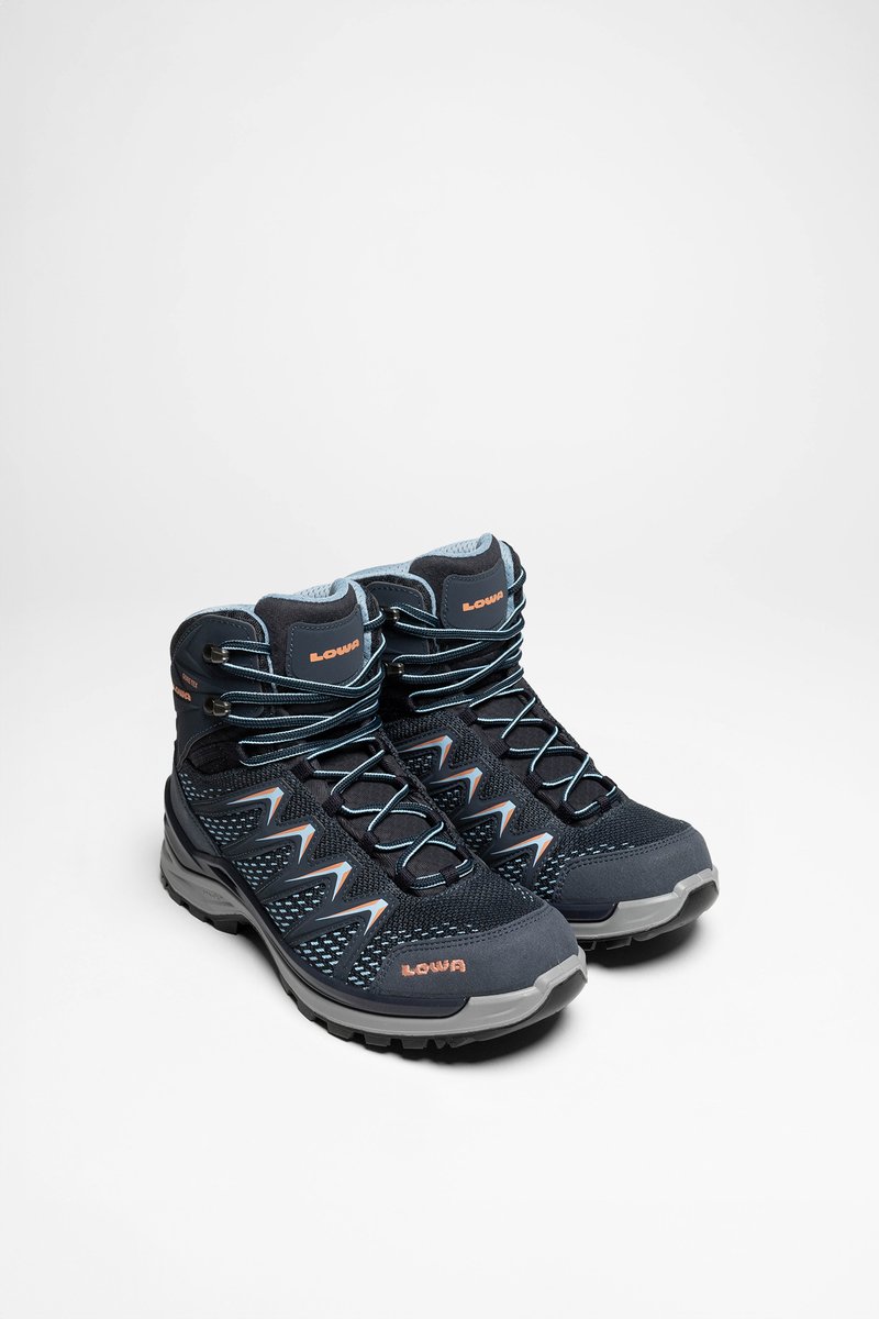 Innox Pro GTX Mid Ws Dames (Staalblauw/Zalm)