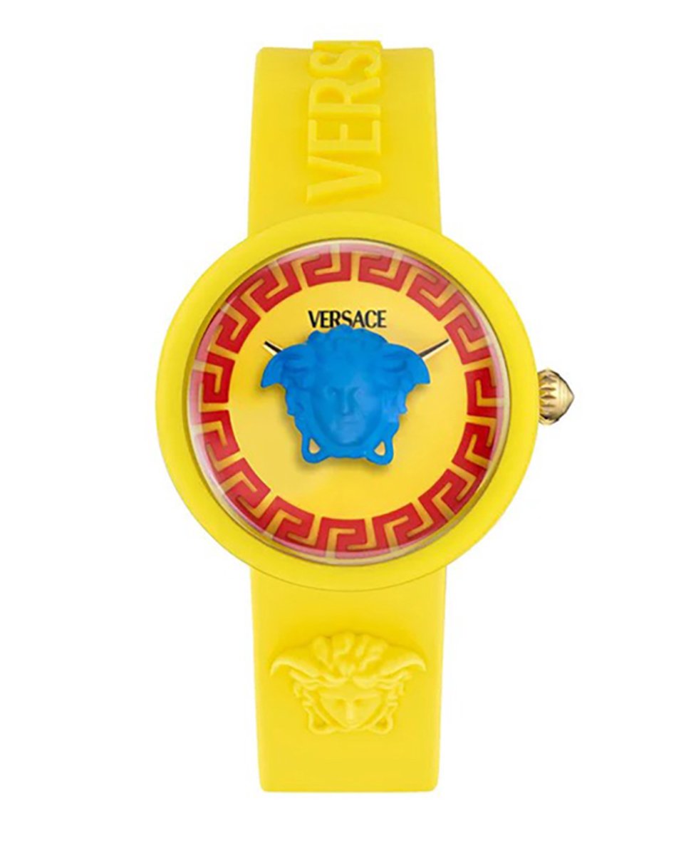 Versace Medusa Pop Kids VE9200425 Horloge - Siliconen - Geel - Ø 32 mm