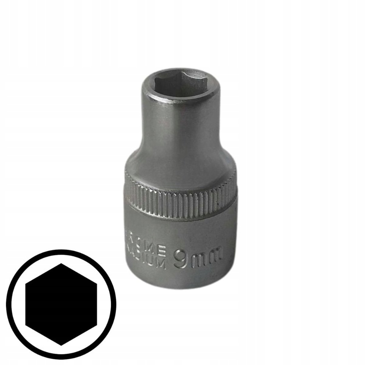 Dopsleutel 1/2" 9mm L-38mm CrV Coval N-9