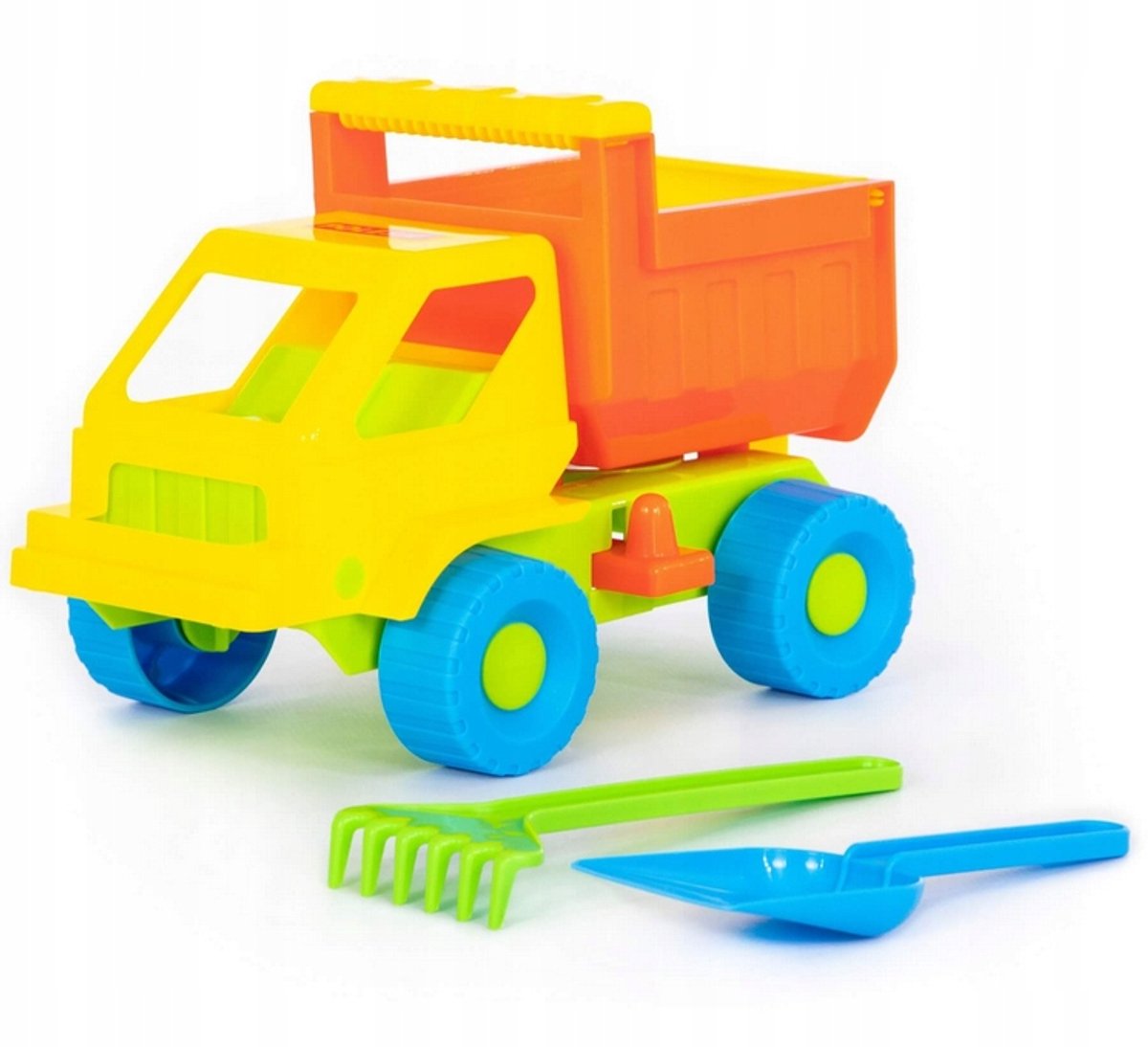 Polesie Kiepwagen met Schep en Hark - Speelgoed voor Kinderen