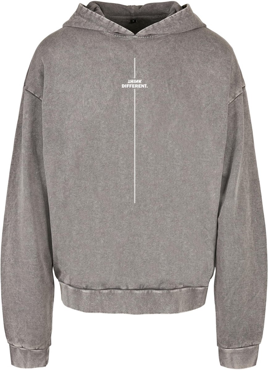 Merchcode Think Different Acid Washed Oversize Hoody MP5012706