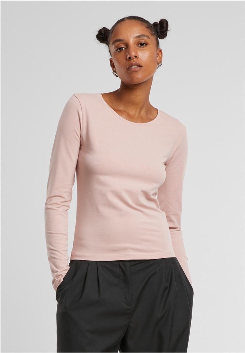 Urban Classics Basic Super Slim Longsleeve top 3XL Roze