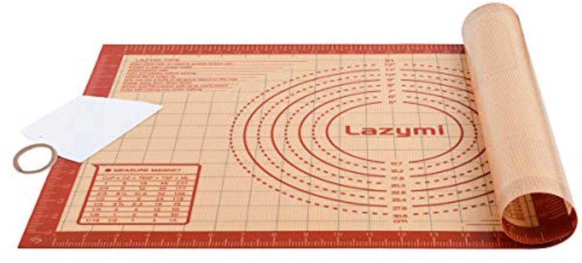 Grote Siliconen Bakmat 40 x 60 cm - Anti-aanbak Deegmat voor Fondant, Pizza en Brood