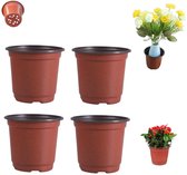 Soucoupes Pour Plantes Transparentes - Lot De 20, Diamètre 25 Cm - En Plastique PP, Pour Intérieur/extérieur - Pour Pots De Fleurs Ou Usage Divers - 4