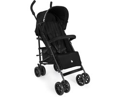 hauck Fold N Care - Lichtgewicht buggy met kap voor op reis - Black