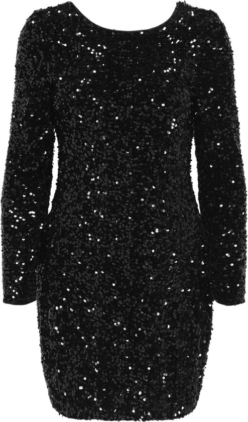 ONLY - ONLCONFIDENCE ROBE L/ S À PAILLETTES PROFONDES JRS. - Femme - Mini-robes
