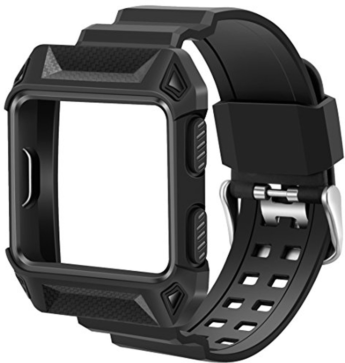 Vervangende band voor Fitbit Ionic - Ademend, Schokbestendig TPU beschermend frame