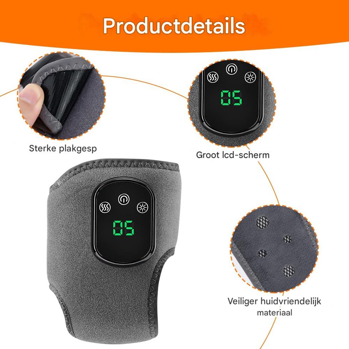 BYTEBAZAAR Elektrische Verwarmde Enkelband met Infrarood - afbeelding 3