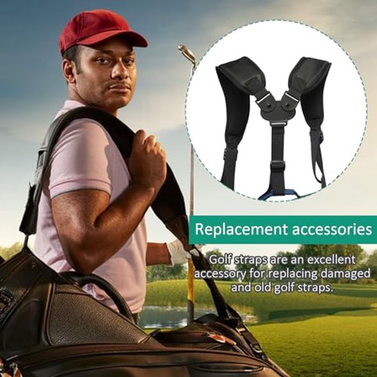 Verstelbare Golftasriemen voor Comfortabel Transport — afbeelding 5