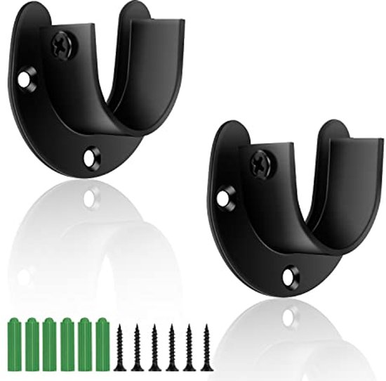 Zasiene 28 mm zilver U-vormige buishouder 4 stuks flens houder ronde buishouder U-vorm roestvrij staal kledingkast stanghouder U-vormige zinklegering