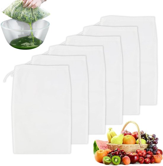 100 Druivenbeschermzakken Met Trekkoord – 20x30 Cm, Non-woven, Herbruikbaar, Beschermt Tegen Wespen, Vogels En Insecten