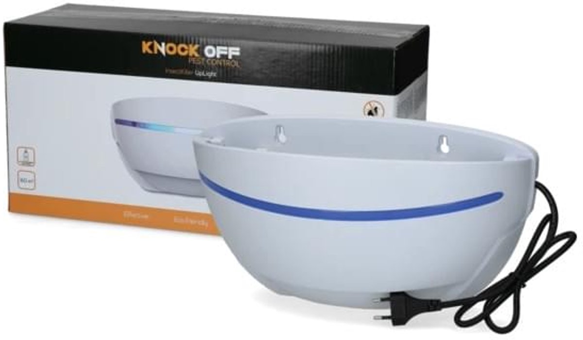 Knock Off InsectKiller UpLight - Effectieve Insectenlamp - Met gratis cheatsheet