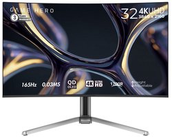 GAME HERO® 32 inch 4K QD-OLED Curved 0.03ms Gaming Monitor - 165Hz