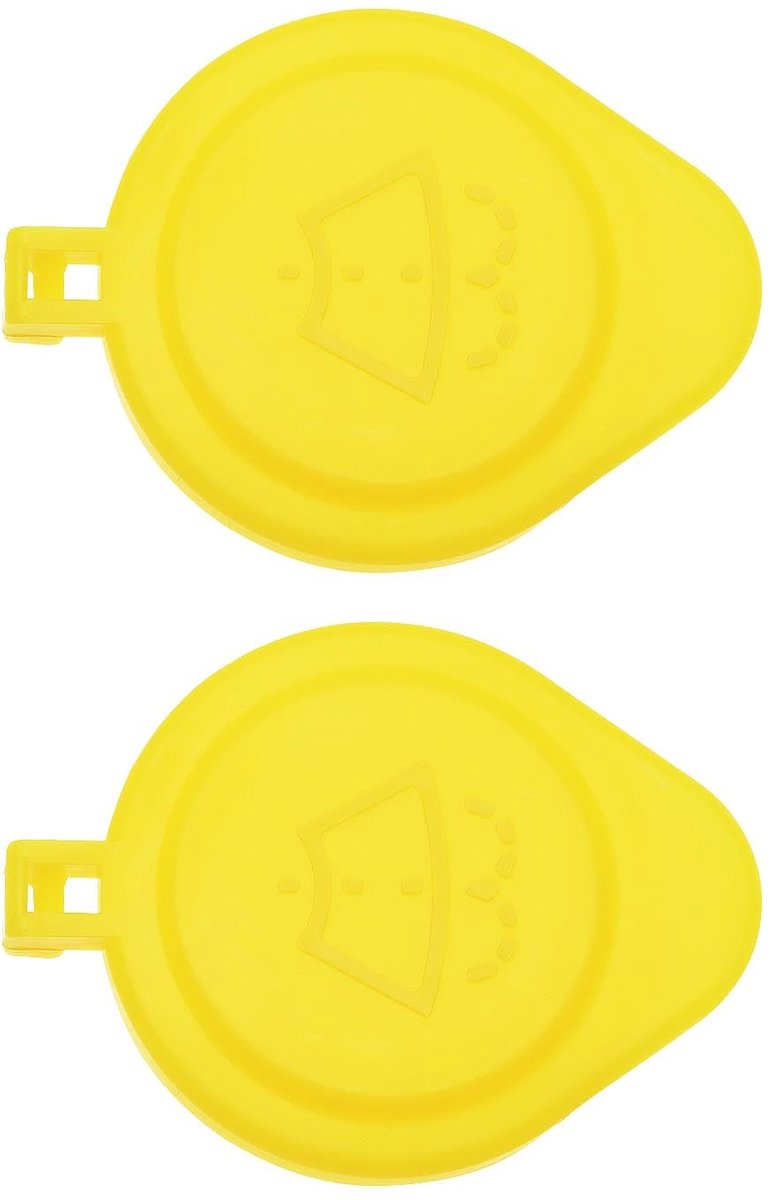 Image of 2 stks Auto Voorruit Spray Reiniging Cover Vervanging Deel van Wasmachine Fles Cap 4783753 Compatibel met Ford Kuga 2012 Geel