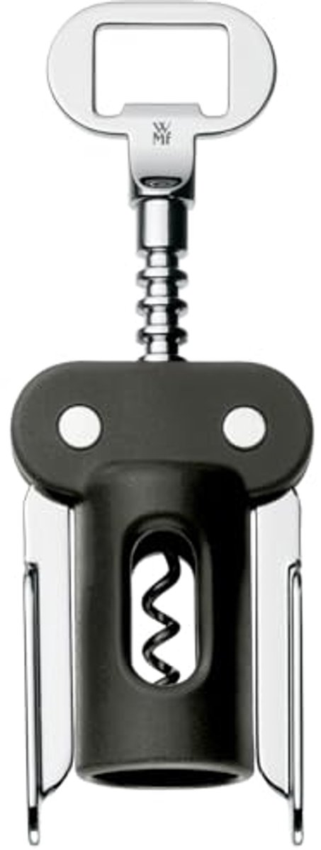 Corkscrew with Lifting Mechanism - 2-in-1 Wine Opener and Bottle Opener
