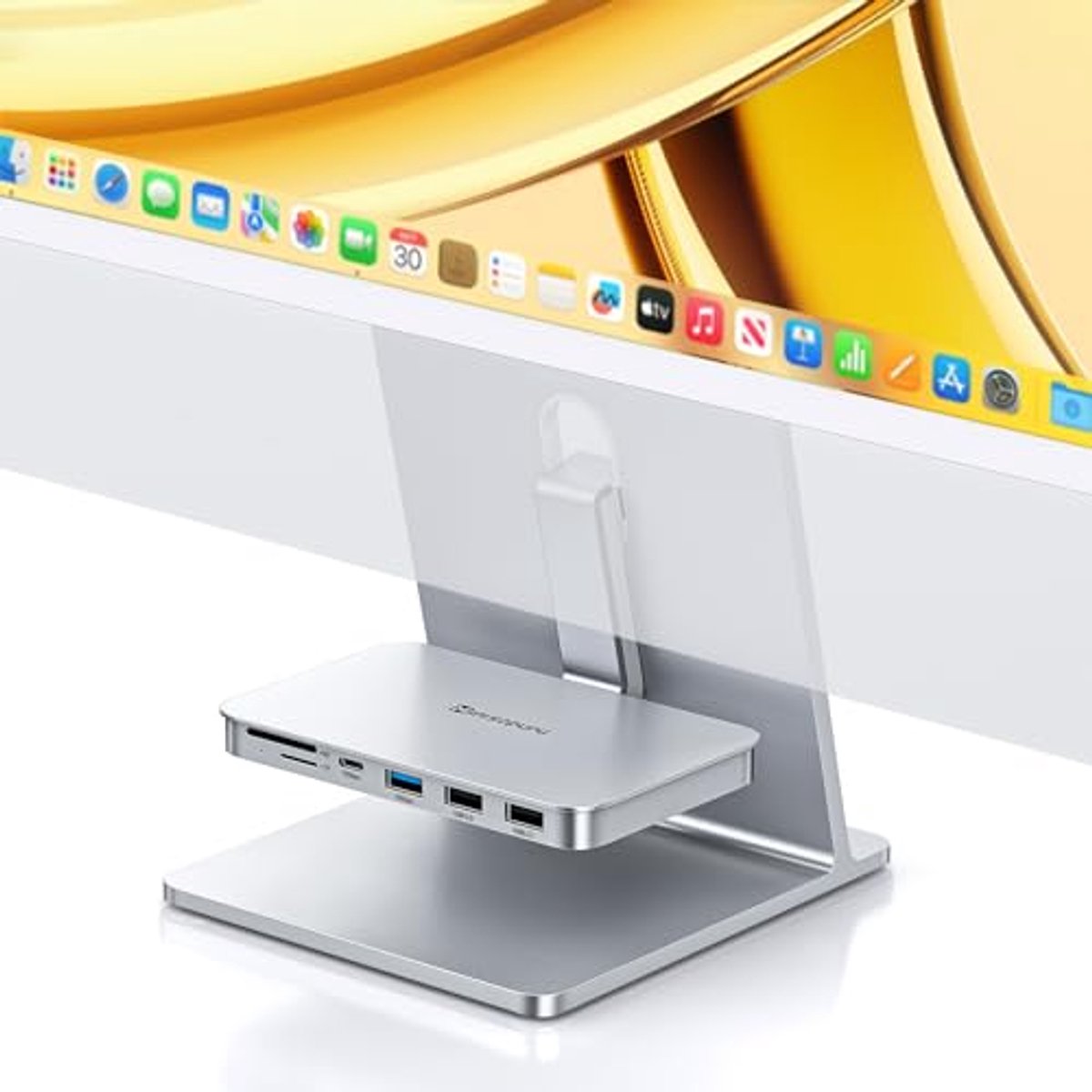 USB C Hub voor iMac 24 inch 2021-2024 en Studio Display 27 inch - 10 Gbps USB A/C
