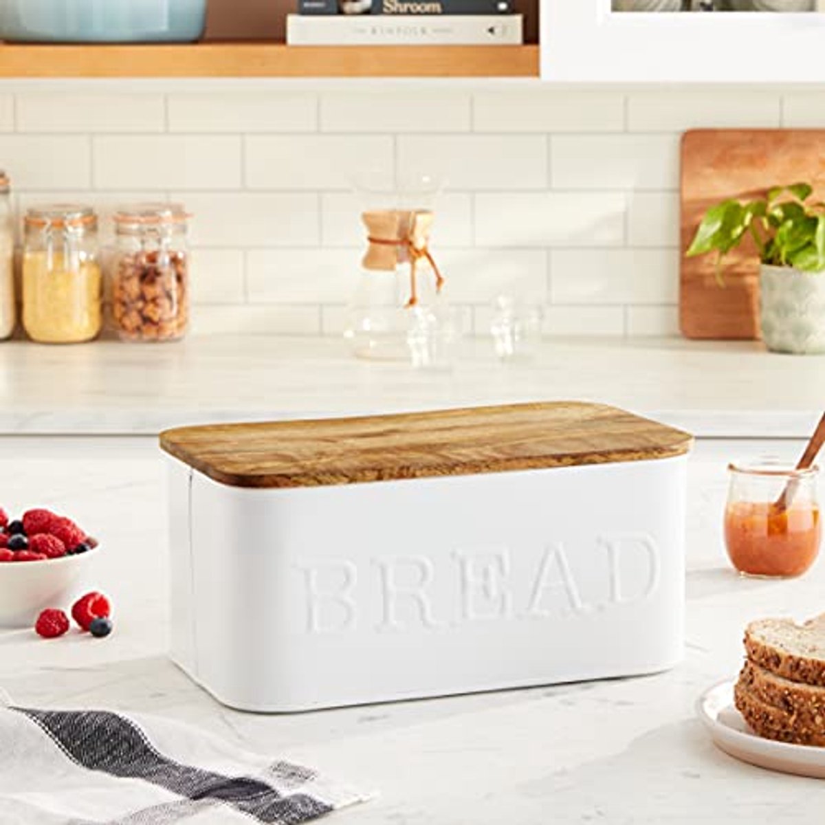 Brooddoos TIN Wit - Perfect voor je Keuken