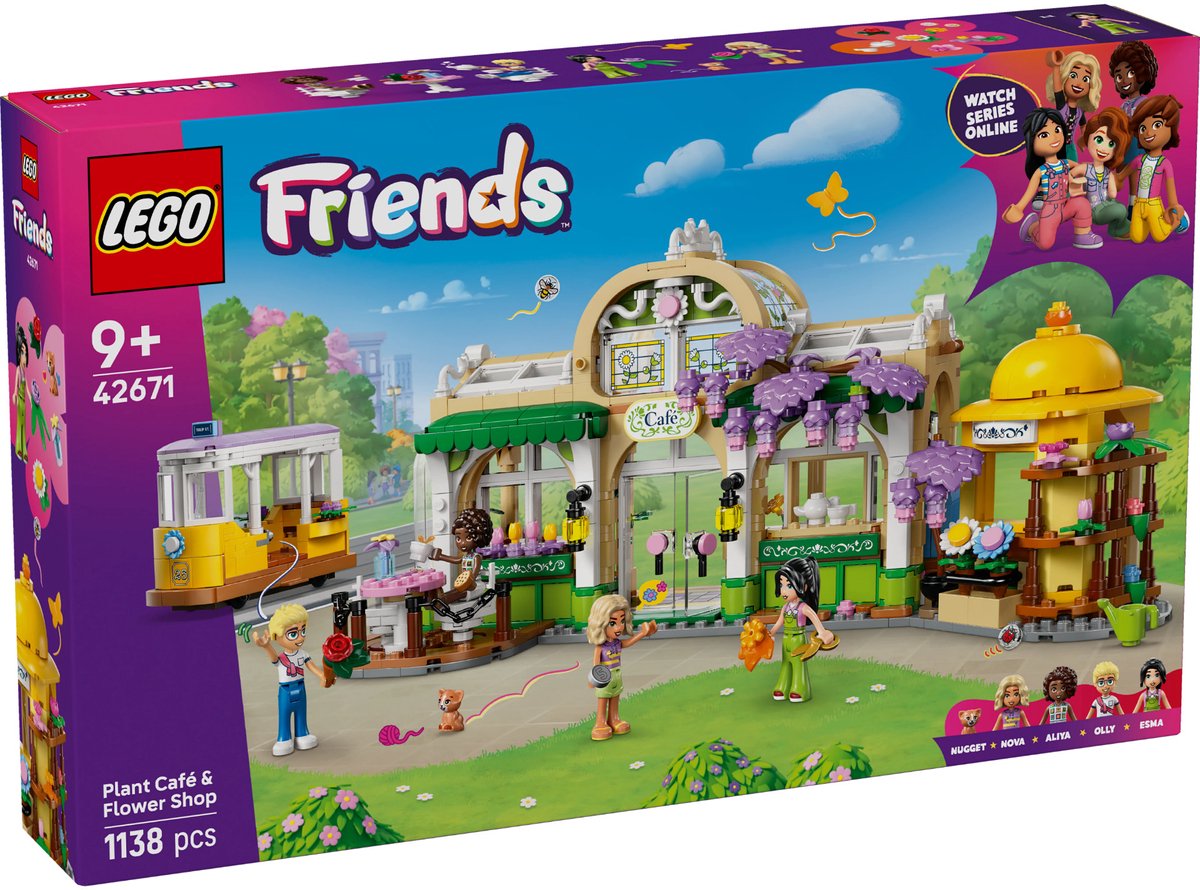 LEGO 42671 Friends Plantencafé En Bloemenwinkel