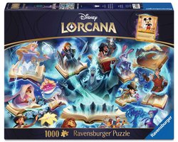 Ravensburger Disney Lorcana Jigsaw Puzzle Glimmers of the Realm: Sapphire (1000 pieces) Puzzles