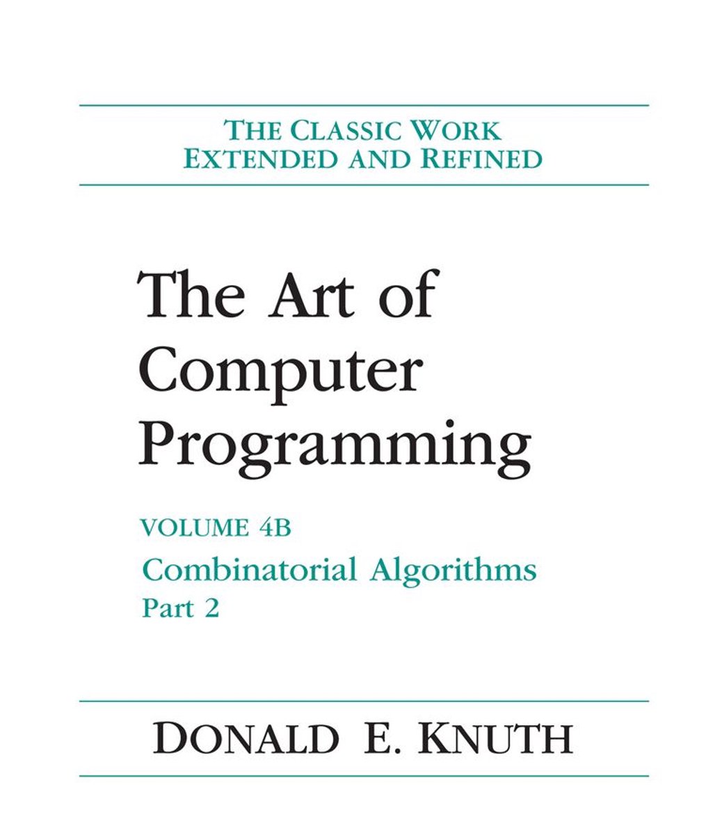 Omslag van Art of Computer Programming, Volume 4B, The