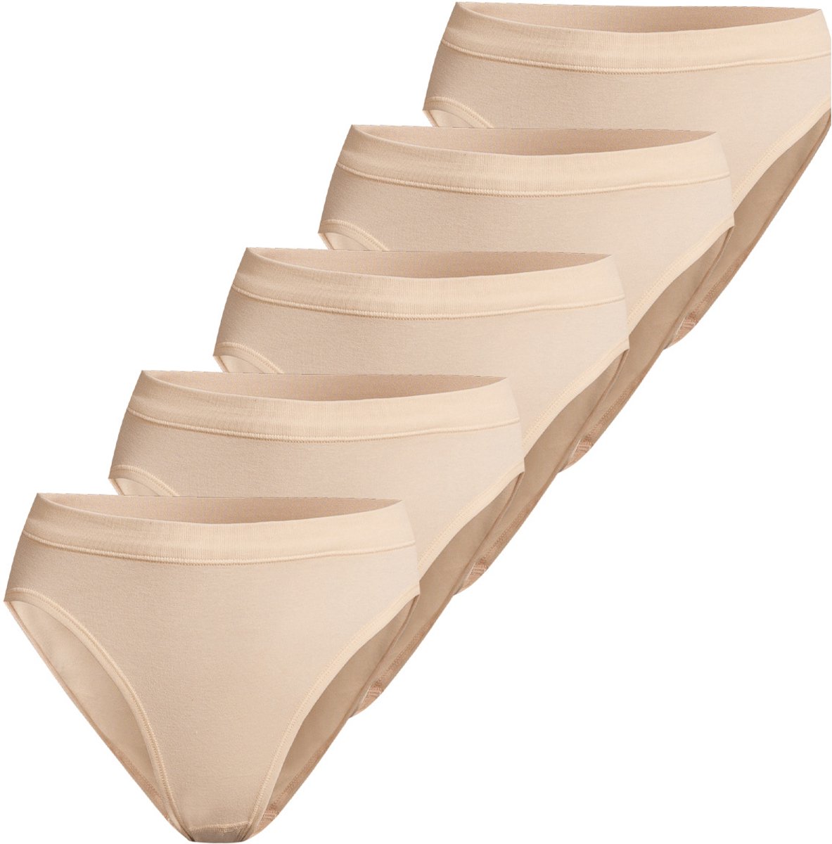 ESGE Dames slip / onderbroek 5 pack Basic - fijnrib