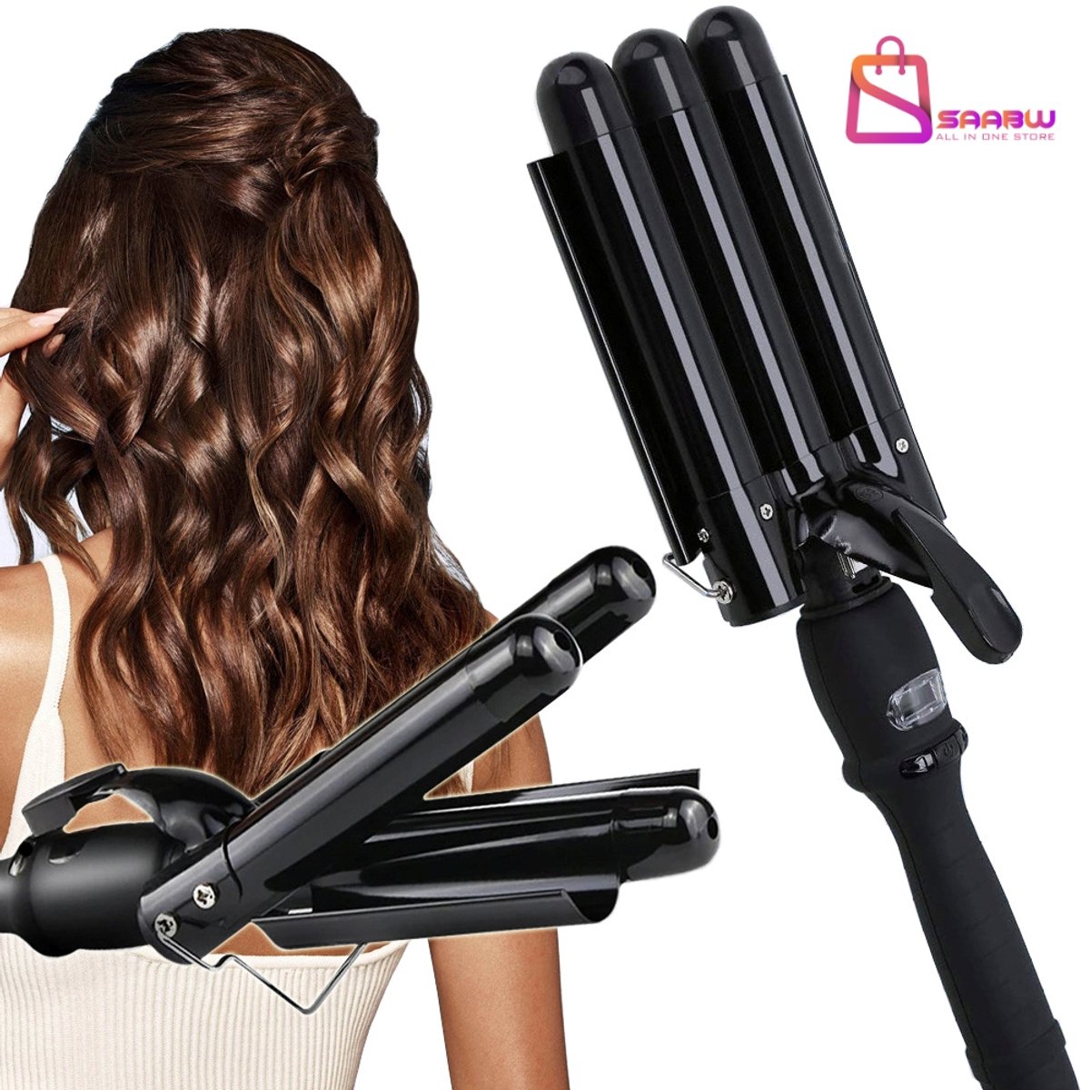 Keramische Krultang Hair Waver - Waving Machine voor - Keramische - €30,99