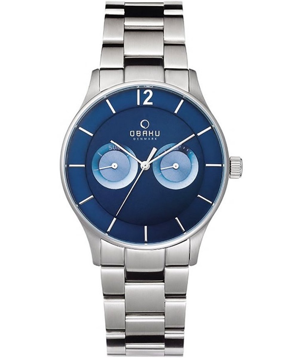 Obaku Denmark V192GM CLSC Horloge - Staal - Zilverkleurig - Ø38mm
