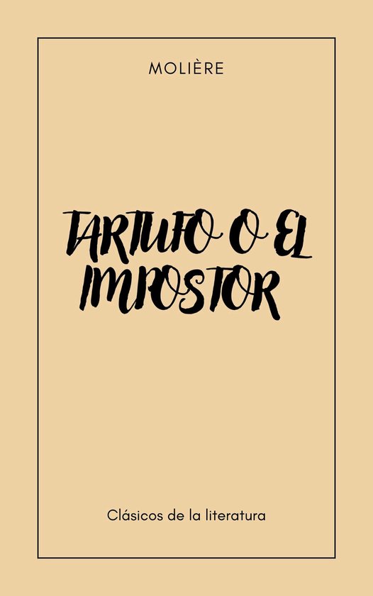 Tartufo o el impostor - cover