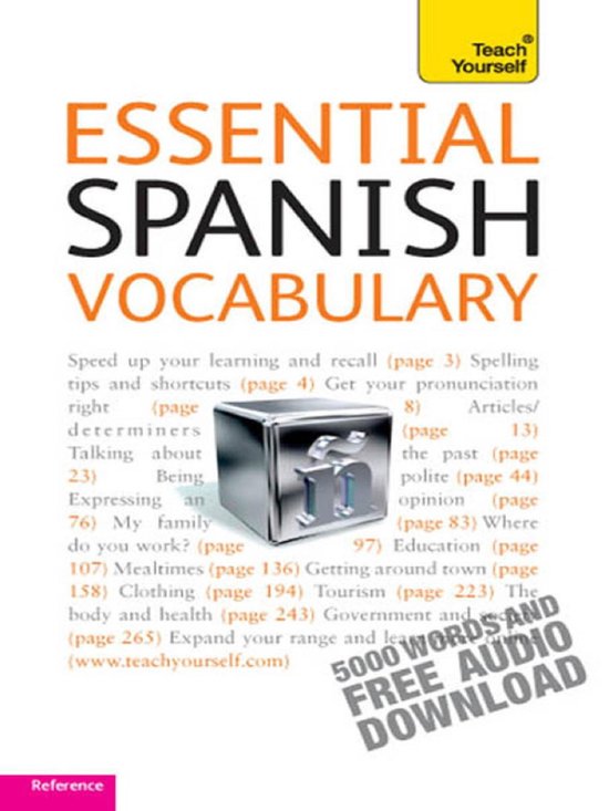 Essential Spanish Vocabulary: Teach Yourself - cover